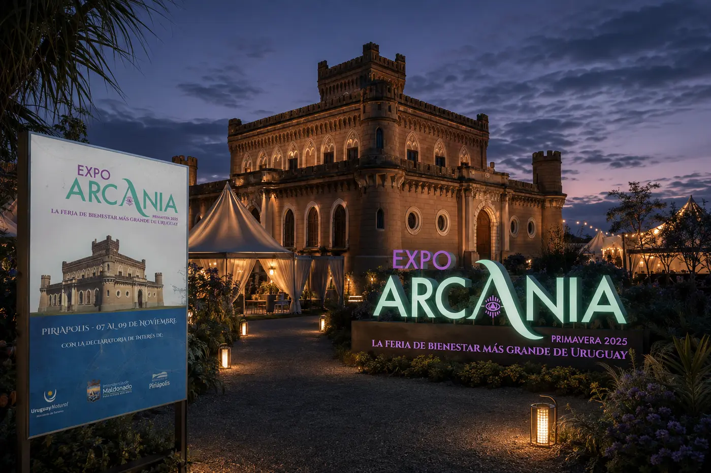 Presentación visual de Expo Arcania
